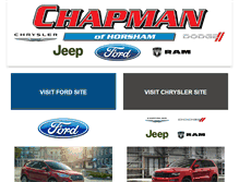 Tablet Screenshot of chapmannewcars.com